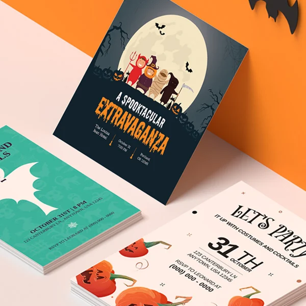 Invitaciones de Halloween