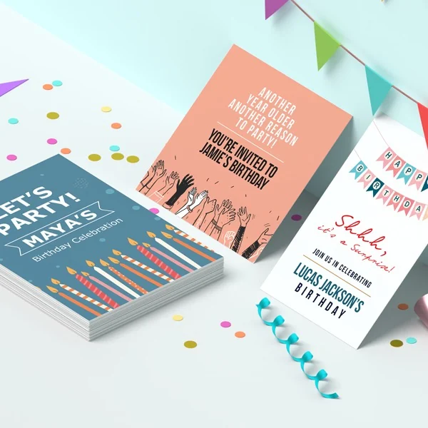 Invitaciones de cumpleaños