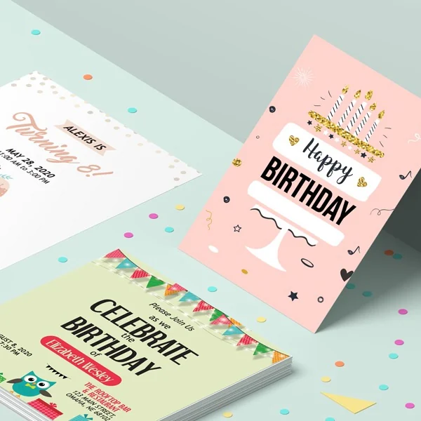 Invitaciones de cumpleaños infantiles