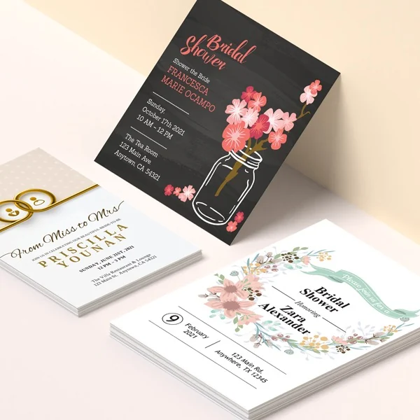 Invitaciones de despedida de soltera