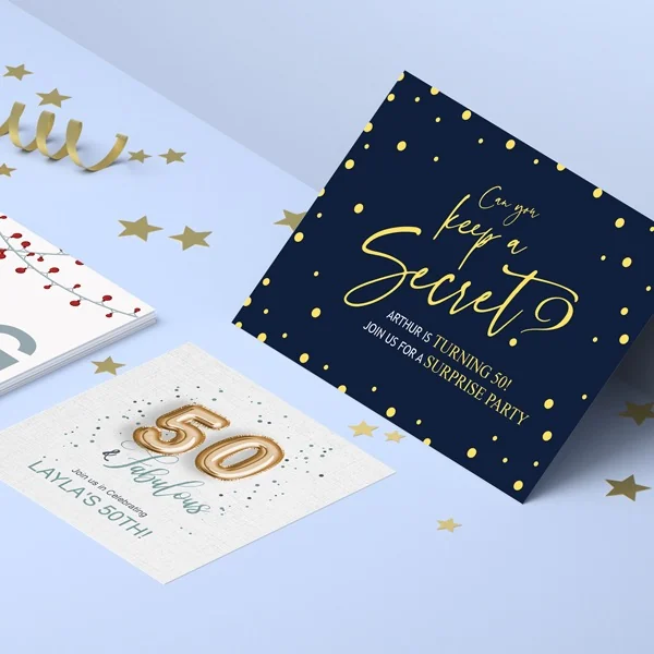 Invitaciones del 50 cumpleaños