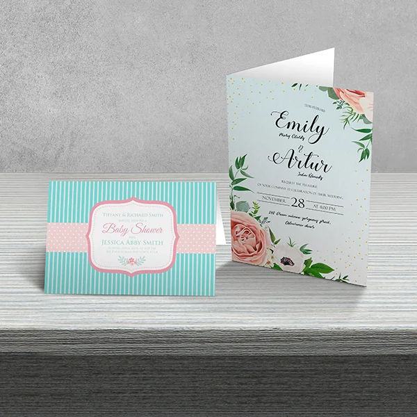 4" x 6" Tarjetas de felicitación
