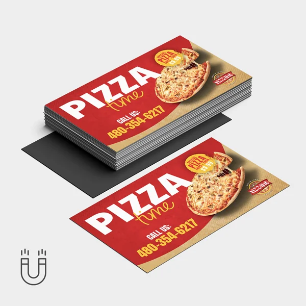 2" x 3.5" Tarjeta magnética