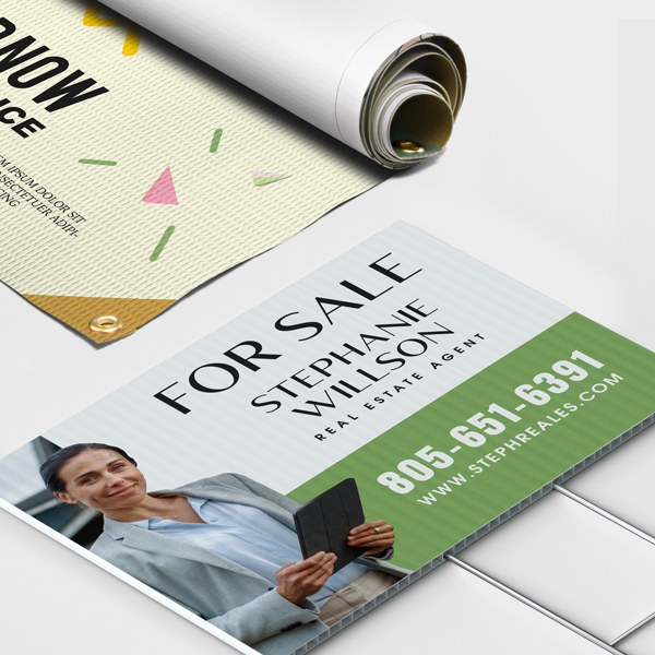 Carteles y pancartas