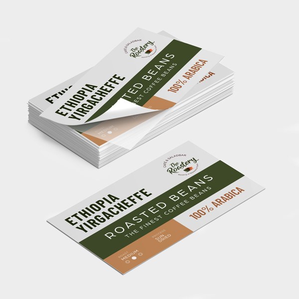 2" x 3.5" Pegatinas rectangulares