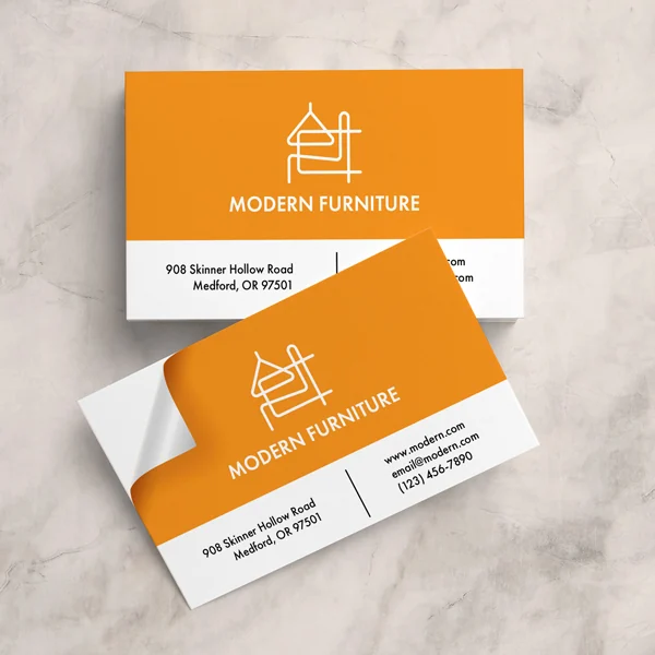 Pegatinas para tarjetas de visita